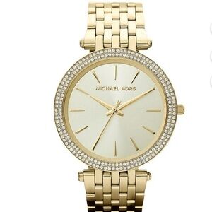 Michael Kors Gold-Tone Women's Watch with Crystal Accents